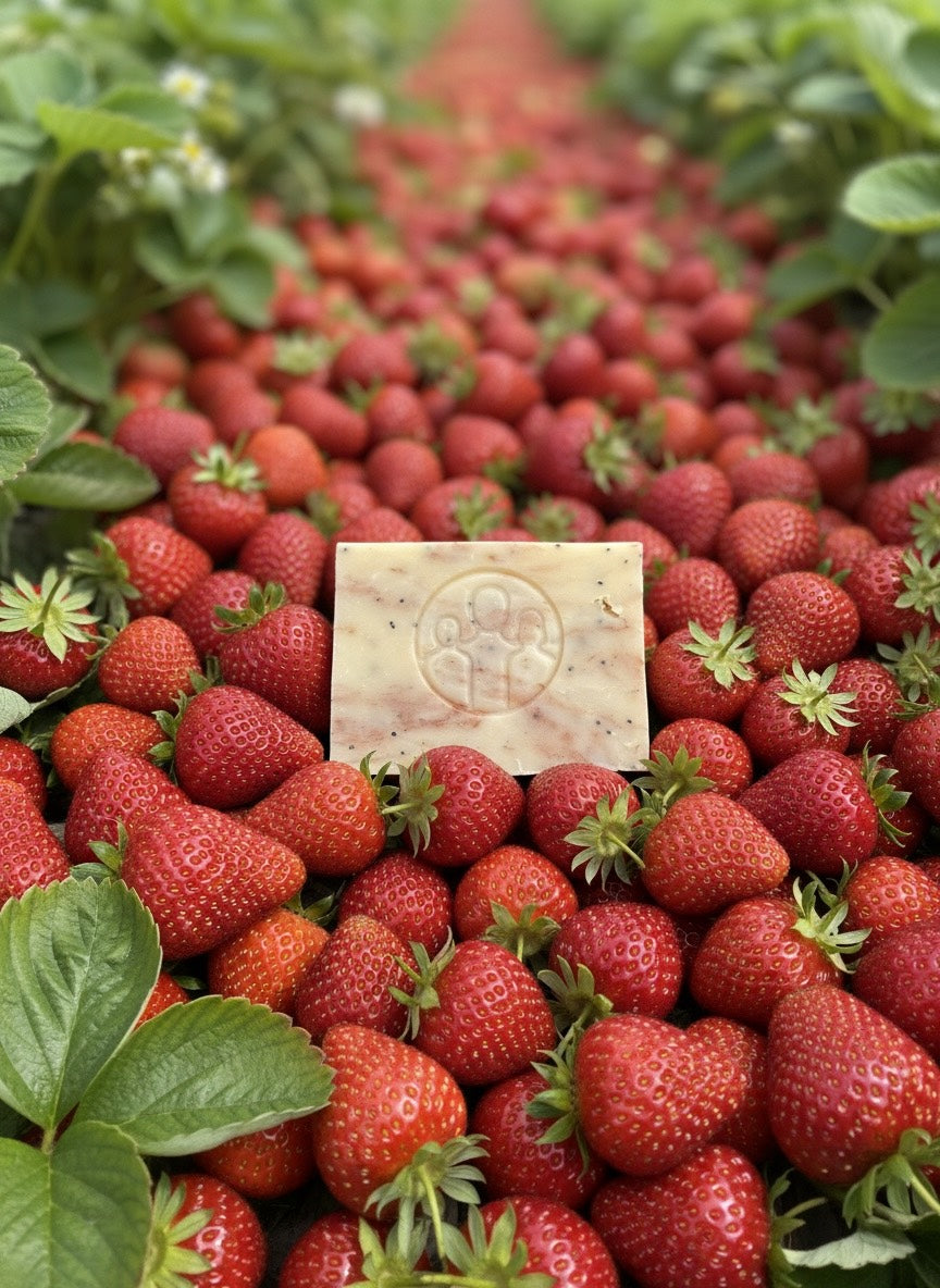 Sweet Strawberry Soap Bar