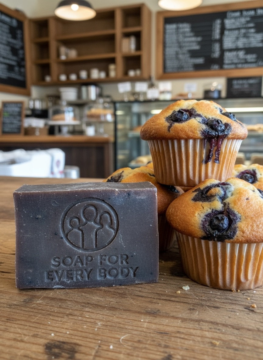 Blueberry Muffin Soap Bar