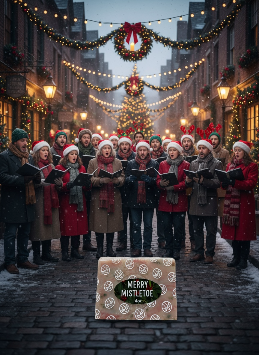 Merry Mistletoe Soap Bar · 4oz