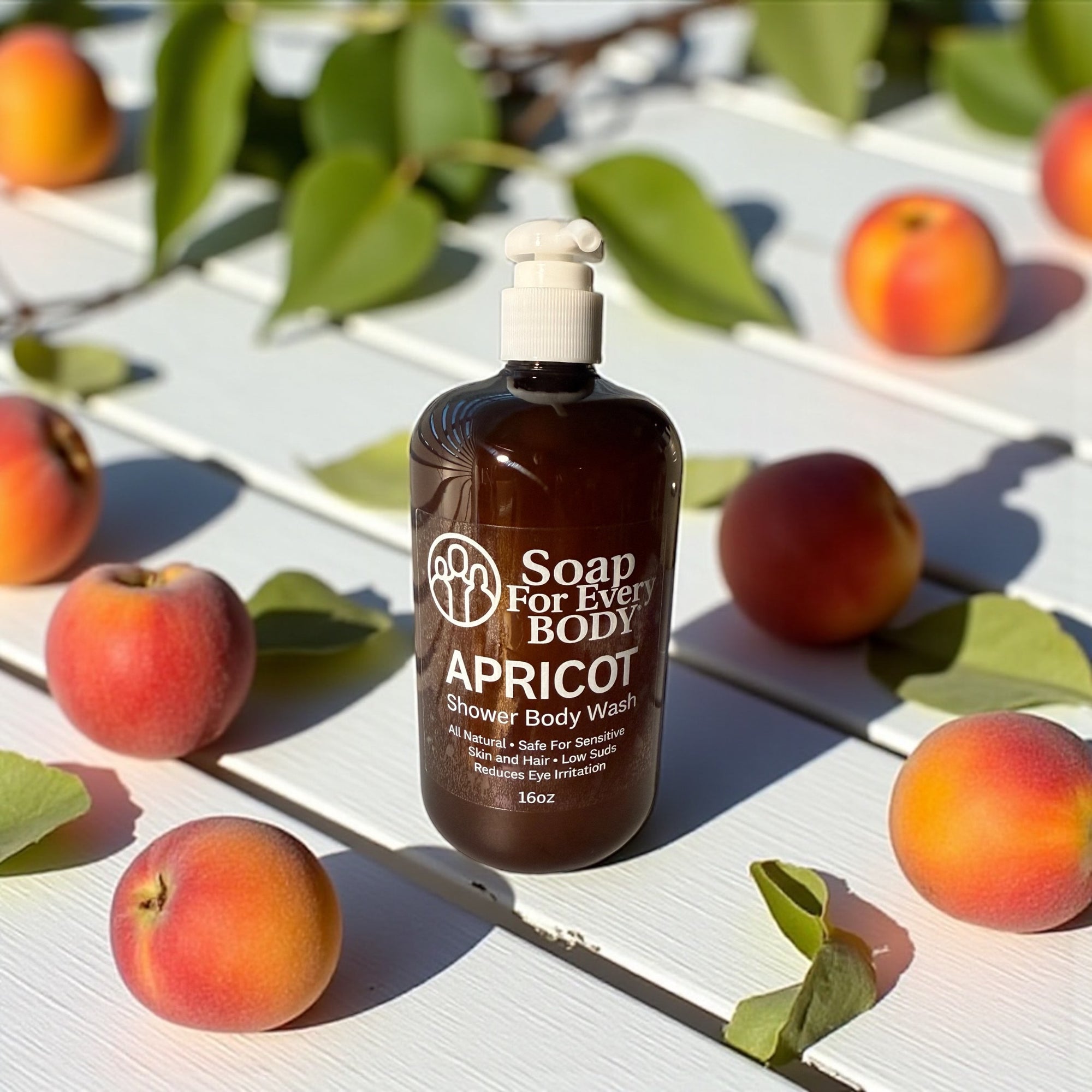 Apricot Shower Wash · 20oz