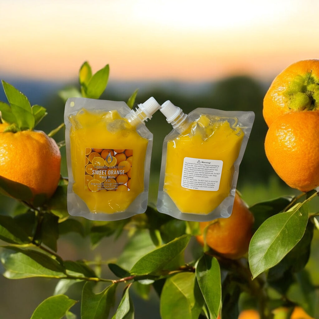 Sweet Orange Soy Wax Melts · 5oz Pouch