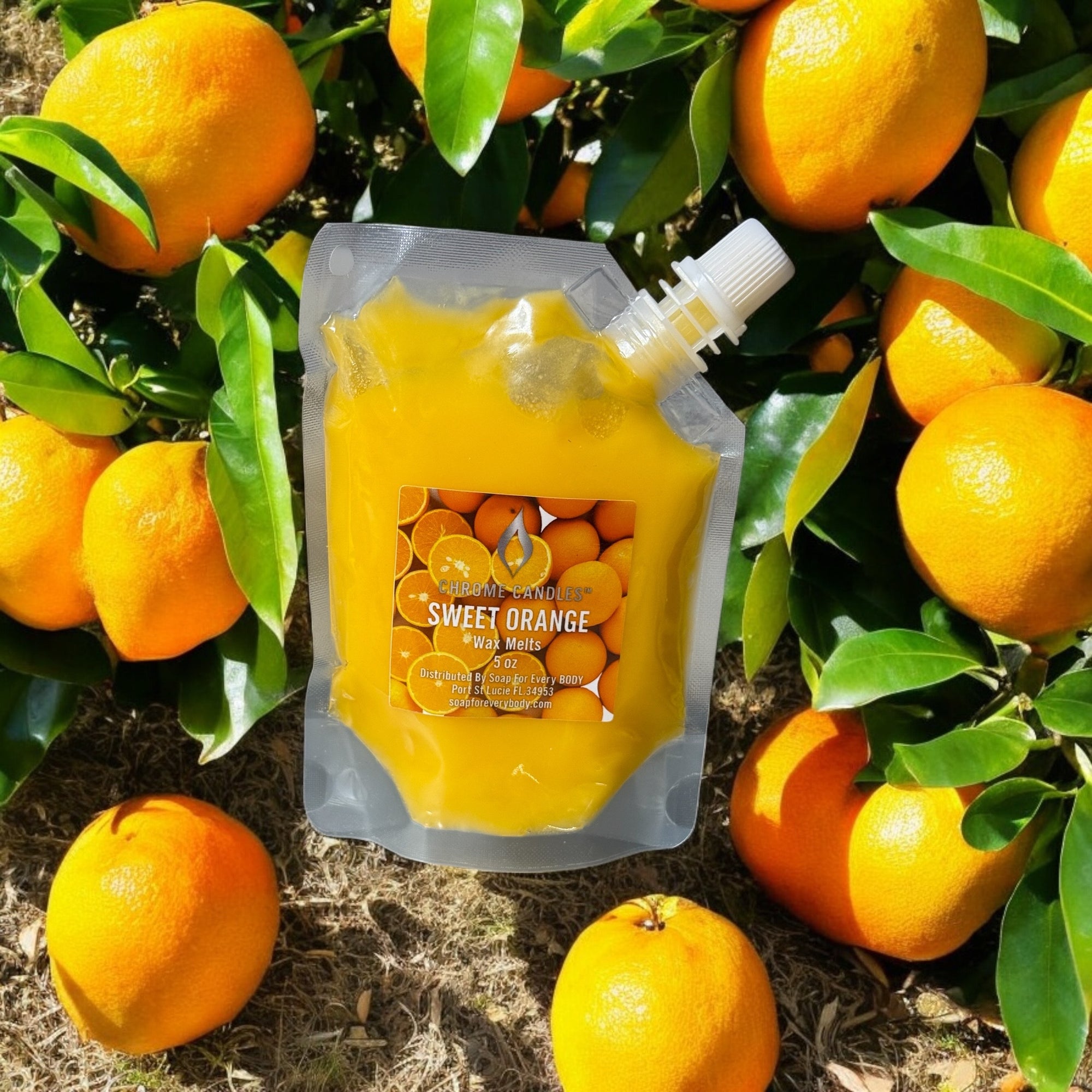 Sweet Orange Soy Wax Melts · 5oz Pouch