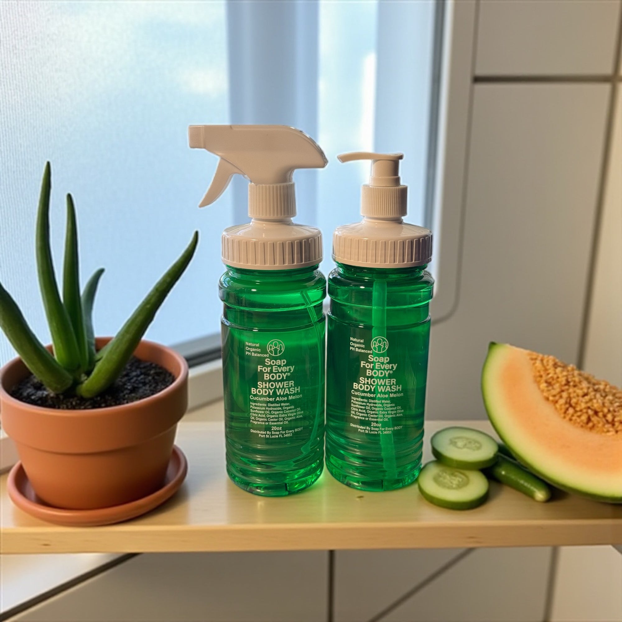 Cucumber Aloe Melon Shower Wash · 20oz