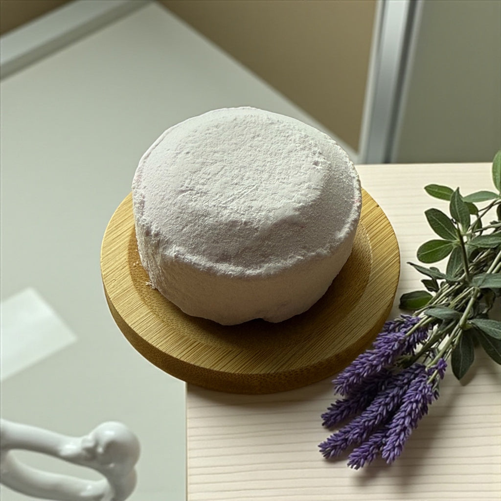 Shower Steamer Set · 1 Steamer 3.5oz + Bamboo Dish