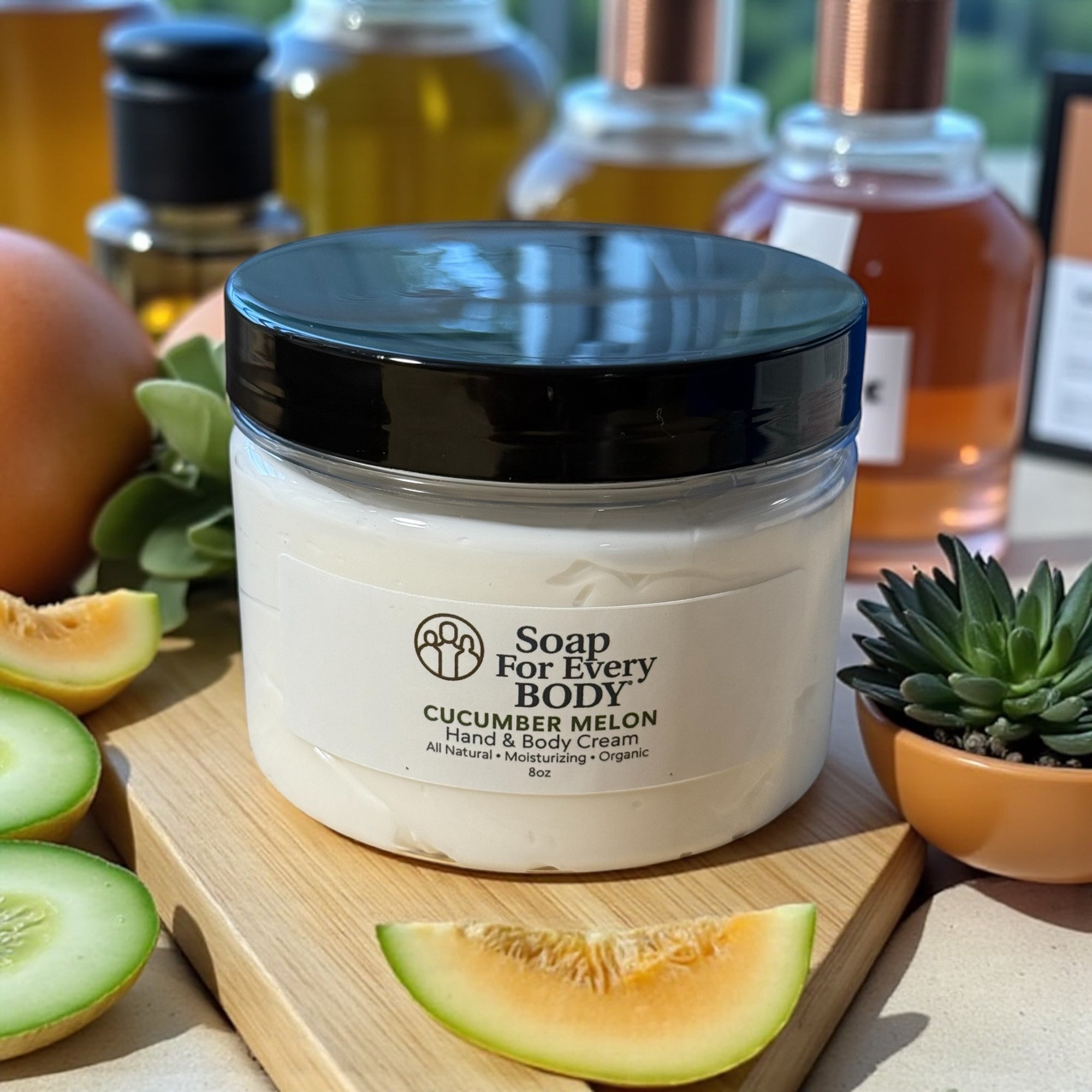 Hand & Body Cream · Cucumber Melon · 8oz