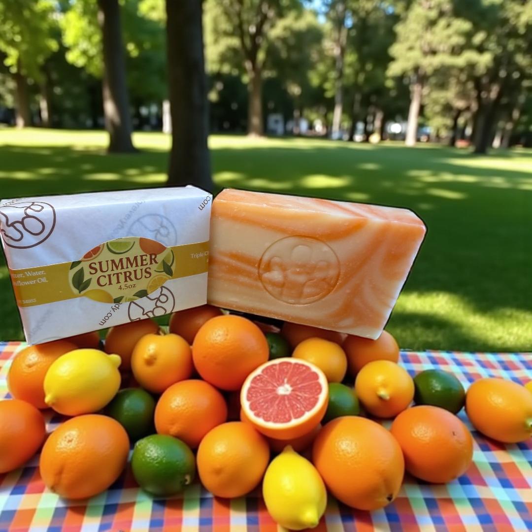 Summer Citrus Soap Bar · 4.5oz