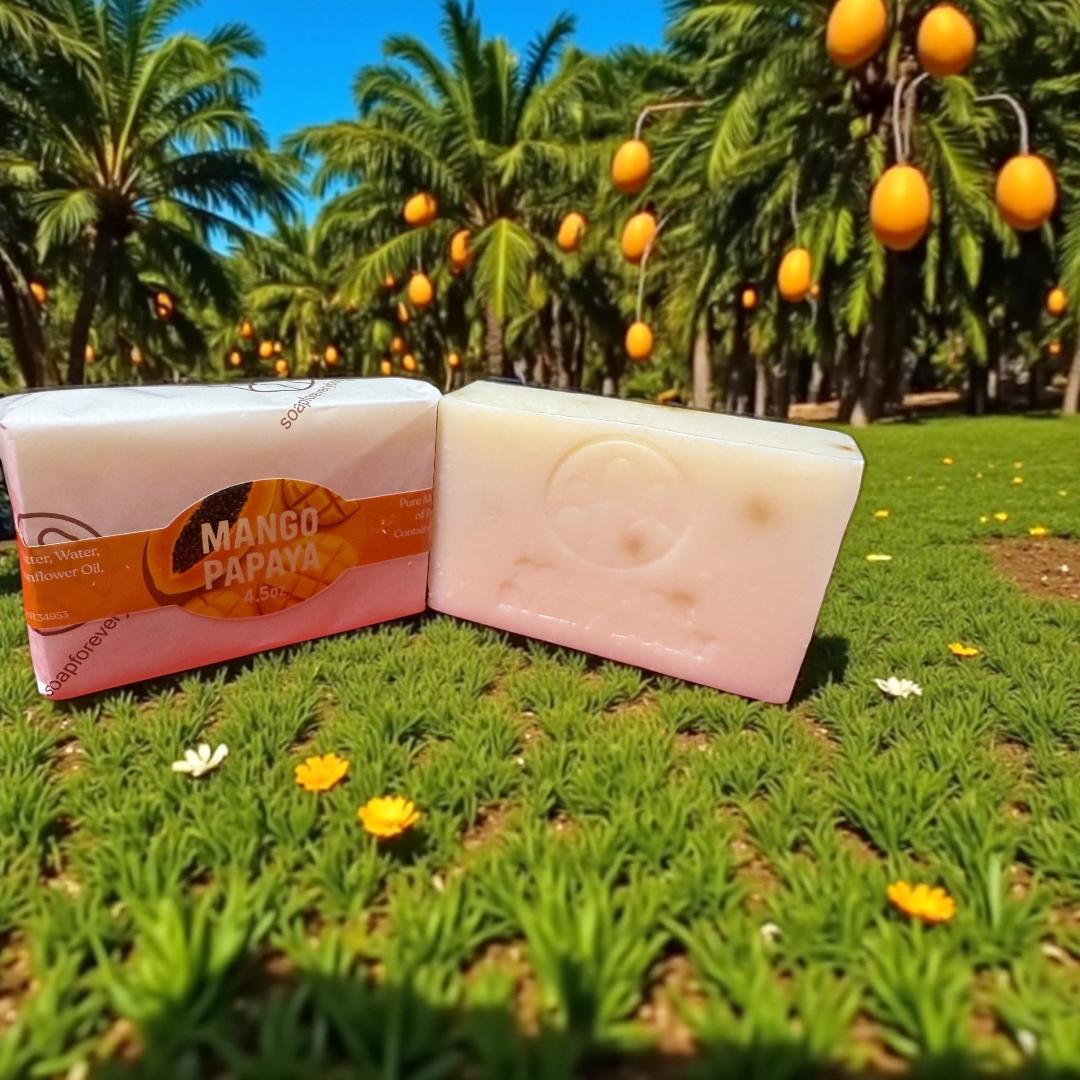 Mango Papaya Soap Bar · 4.5oz