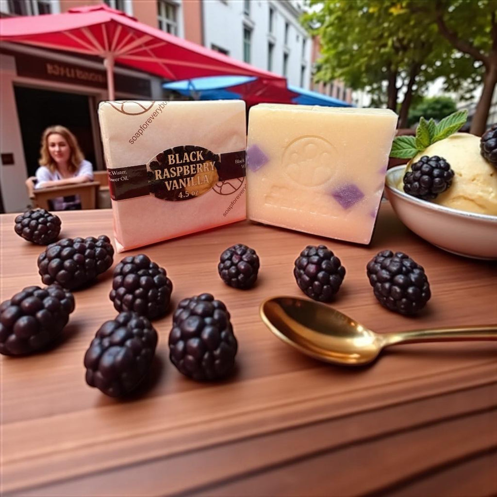 Black Raspberry Vanilla Soap Bar · 4.5oz