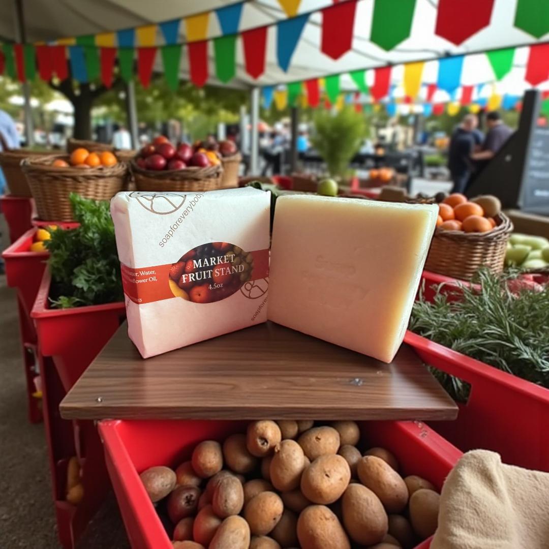 Market Fruit Stand Soap Bar · 4.5oz