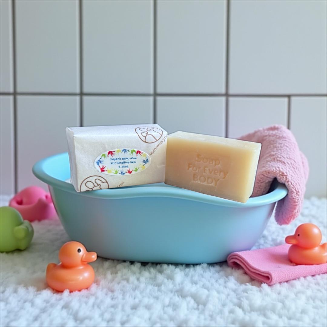Organic Baby Aloe Soap Bar · 3.25oz