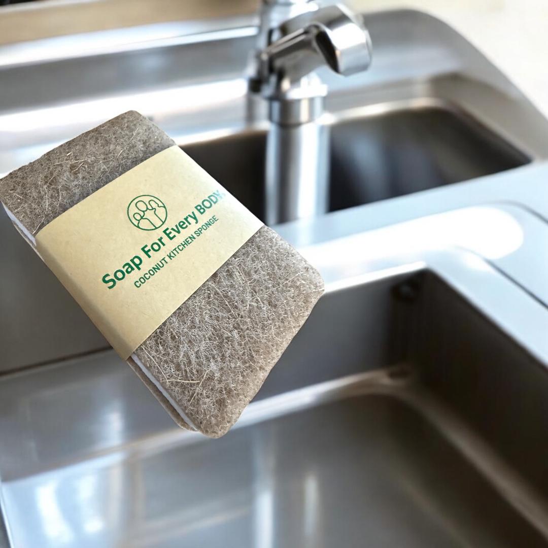 Coconut Husk Kitchen Sponges · 2 Pack