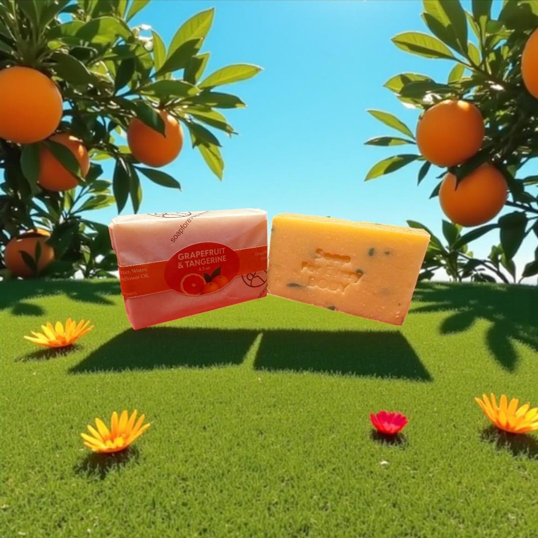 Grapefruit & Tangerine Soap Bar · 4.5 oz