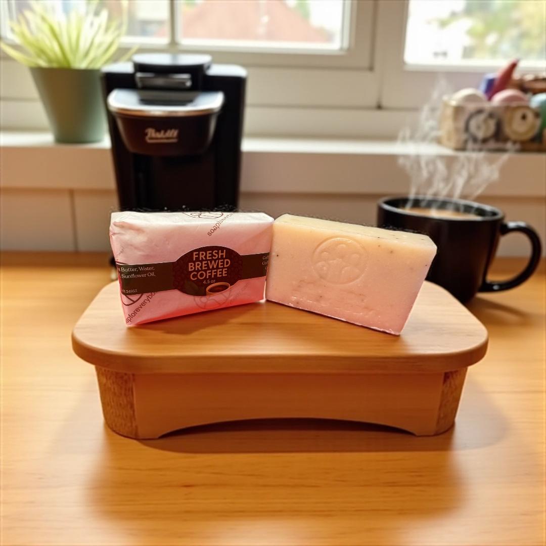 Fresh Brewed Coffee Soap Bar · 4.5oz