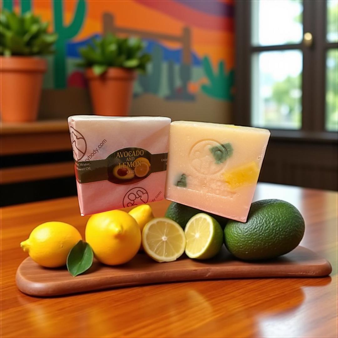 Avocado Lemon Soap Bar · 4.5oz