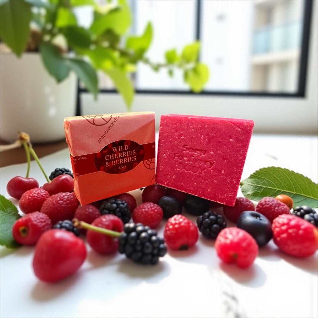 Wild Cherries & Berries Soap Bar · 4.5oz