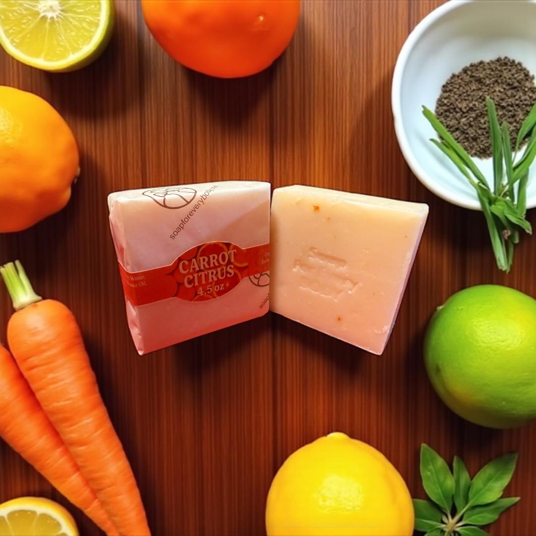 Carrot Citrus Soap Bar · 4.5oz